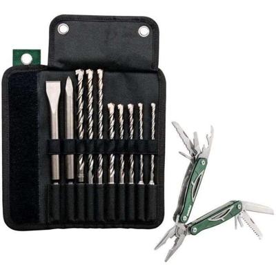 Koffer met boren/beitels + Multitool - METABO - SDS-Plus Pro 4 - Hamertoebehoren