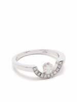 Loyal.e Paris bague Intrépide Petit Arc en or blanc 18ct ornée de diamants - Argent - thumbnail