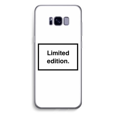 Limited edition: Samsung Galaxy S8 Plus Transparant Hoesje