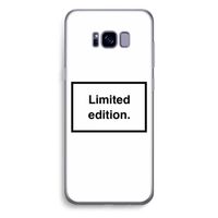 Limited edition: Samsung Galaxy S8 Plus Transparant Hoesje