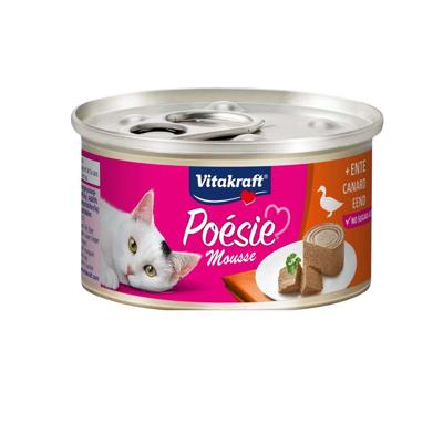 VITAKRAFT Poésie Mousse Duck - nat kattenvoer - 85g