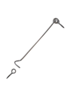 Waelbers Windhaak L=250mm RVS + los oog - 25 Stuk(s) - 409106.09