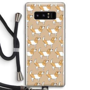 Doggy: Samsung Galaxy Note 8 Transparant Hoesje met koord