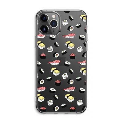 Sushi time: iPhone 11 Pro Max Transparant Hoesje