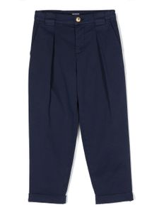 Balmain Kids pantalon de costume en coton stretch - Bleu