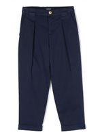 Balmain Kids pantalon de costume en coton stretch - Bleu - thumbnail