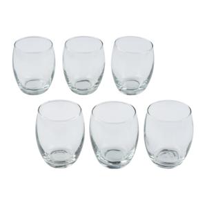 12x Drinkglazen/waterglazen transparant 350 ml