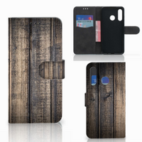 Huawei P30 Lite (2020) Book Style Case Steigerhout - thumbnail