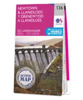 Wandelkaart - Topografische kaart 136 Landranger Active Newtown / Llanidloes | Ordnance Survey
