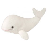 Witte Beluga walvis knuffels 25 cm