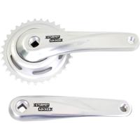 SturmeyArcher Sunrace crankstel 33t, cranklengte 170mm. zilver, aluminium, spieloos