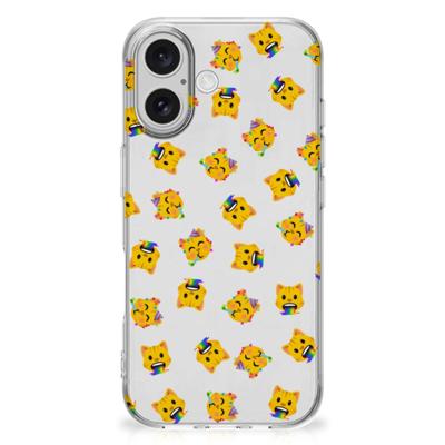 TPU bumper voor iPhone 16 plus Katten Emojis TPU bumper voor iPhone 16 plus Katten Emojis