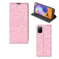 Samsung Galaxy A31 Smart Cover White Flowers