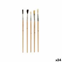 Penselen Pincello AR1607028 Bruin Grijs Hout Metaal (24 Stuks)