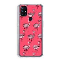 Flamingo: OnePlus Nord N10 5G Transparant Hoesje Flamingo: OnePlus Nord N10 5G Transparant Hoesje