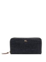 Ralph Lauren RRL portefeuille en jean à plaque logo - Bleu