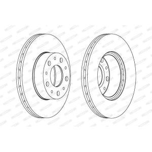 Ferodo Remschijf DDF1170