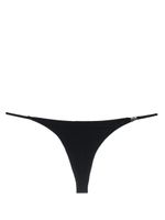 DSQUARED2 bas de bikini à plaque Icon - Noir