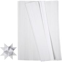 Creativ Company Vlechtstroken, l: 45 cm, b: 10 mm, d 4,5 cm, wit, 500 stroken/ 1 doos