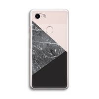 Combinatie marmer: Google Pixel 3 Transparant Hoesje