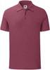 Fruit Of The Loom F512 Iconic Polo - Heather Burgundy - L