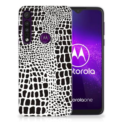 Motorola One Macro | TPU Hoesje | Slangenprint