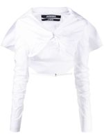 Jacquemus haut La chemise Meio - Blanc Jacquemus haut La chemise Meio - Blanc