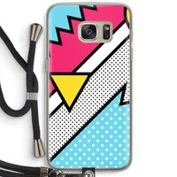 Pop Art #3: Samsung Galaxy S7 Transparant Hoesje met koord
