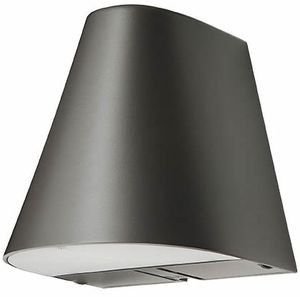 LED downlight grafiet dimbaar met twee stopcontacten 11.5W 3000K 230V