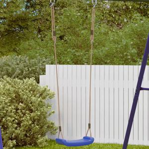 Schommelzitje voor kinderen 1-persoons verstelbaar touw blauw