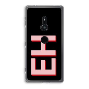 Monogram: Sony Xperia XZ2 Transparant Hoesje