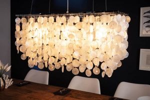 Design hanglamp SHELL REFLECTIONS 80cm schelpenlamp parelmoer - 22850