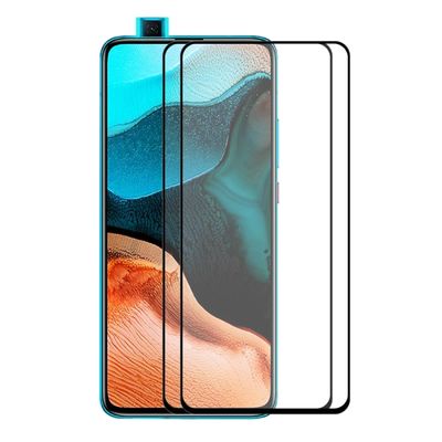Voor Xiaomi Redmi K30/K30 Pro 2 PCS ENKAY Hat-Prince Volledige Lijm 0.26mm 9H 2.5D Tempered Glass Full Coverage Film