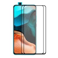 Voor Xiaomi Redmi K30/K30 Pro 2 PCS ENKAY Hat-Prince Volledige Lijm 0.26mm 9H 2.5D Tempered Glass Full Coverage Film
