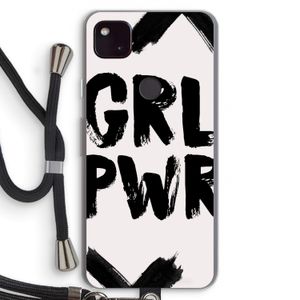 Girl Power #2: Pixel 4a 5G Transparant Hoesje met koord