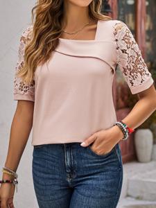 Cotton Loose Plain Casual Shirt