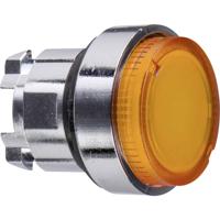 Schneider Electric ZB4BW153 ZB4BW153 Terugstelbaar (Ø) 22 mm Zonder markering Chroom, Geel 1 stuk(s)