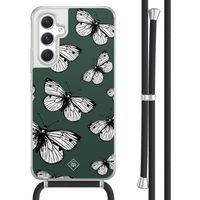 Samsung Galaxy A54 hoesje met koord - Vlinders