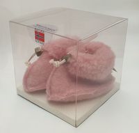 Natura Norway Noorse sloffen baby roze kubus (1 Paar)