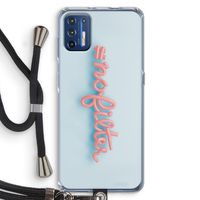 #nofilter: Motorola Moto G9 Plus Transparant Hoesje met koord