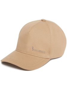 Billionaire casquette en coton à plaque logo - Tons neutres