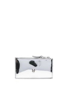 Alexander McQueen Metallic portemonnee - Zilver