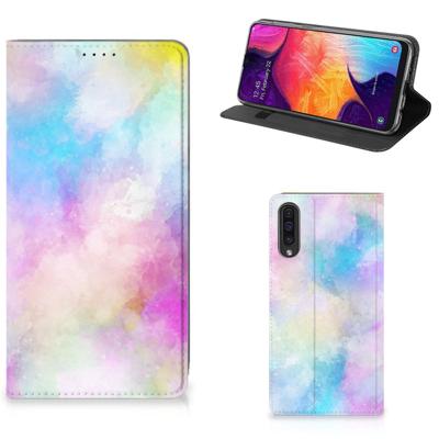 Bookcase Samsung Galaxy A50 Watercolor Light Bookcase Samsung Galaxy A50 Watercolor Light