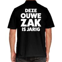 Deze ouwe ZAK is jarig cadeau polo shirt zwart heren