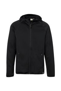 Hakro 863 Hooded tec jacket Indiana - Black - M