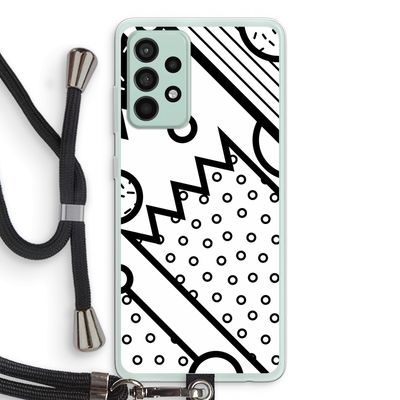Pop Art #4: Samsung Galaxy A52s 5G Transparant Hoesje met koord