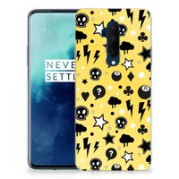 Silicone Back Case OnePlus 7T Pro Punk Geel