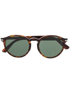 Persol lunettes de vue à monture ronde - Marron