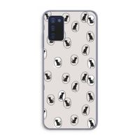 Miauw: Samsung Galaxy A03s Transparant Hoesje Miauw: Samsung Galaxy A03s Transparant Hoesje