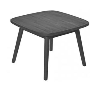 Max&Luuk - Lennon bijzet tafel 60x60x45 cm teak charcoal finish